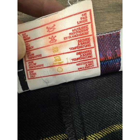 Vintage 90’s Nygard Collection Plaid Shorts/ Skirt Look Wool Size 10 Tartan Tree - Picture 5 of 9